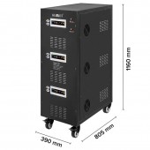 Kemot LEC-URZ3437-100 Stabilizator servomotor trifazat 100kva proavr-100k kem