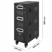 Kemot LEC-URZ3437-50 Stabilizator servomotor trifazat 50kva proavr-50k kemot