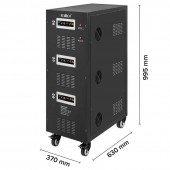 Kemot LEC-URZ3437-60 Stabilizator servomotor trifazat 60kva proavr-60k kemot