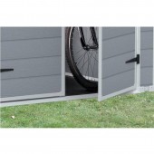 Keter SK-2171552 Casuta de gradina pentru unelte Keter Manor 6x8 DD, dimensiune 185.8 x 236.8 x 227 cm, protectie UV