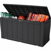 Keter SK-254566 Lada depozitare exterior Keter Sherwood Anthracit 270L, Gri, 117x45x57.5cm