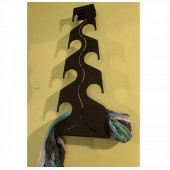 Krodesign KRO-1001 Cuier metalic Krodesign Black Hanger, lungime 50cm, negru