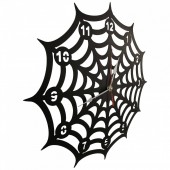 Krodesign KRO-1016/ Ceas de perete metalic Krodesign Spider, diametru 50 cm, negru