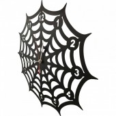 Krodesign KRO-1016/ Ceas de perete metalic Krodesign Spider, diametru 50 cm, negru