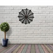 Krodesign KRO-1016/ Ceas de perete metalic Krodesign Spider, diametru 50 cm, negru