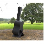 Krodesign KRO-1033 Semineu pentru gradina Krodesign Quitar, 1578x580x484 mm, negru
