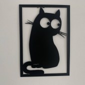 Krodesign KRO-1039 Set 4 decoratiuni tablouri Krodesign Animals, negru