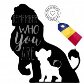 Krodesign KRO-1062 Decoratiune metalica de perete Krodesign KRO-1062, Lion King, lungime 55 cm, negru, grosime 1.5 mm