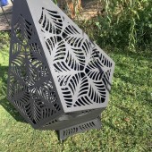 Krodesign KRO-1090 Incalzitor pentru terasa/gradina, Krodesign Diamond KRO-1090, Otel, Negru, diametru 1125 mm, grosime 3 mm