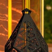 Krodesign KRO-1090 Incalzitor pentru terasa/gradina, Krodesign Diamond KRO-1090, Otel, Negru, diametru 1125 mm, grosime 3 mm