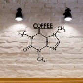 Krodesign KRO-1119 Decoratiune metalica de perete Krodesign Coffee KRO-1119, dimensiune 60 cm, negru, grosime 1.5 mm