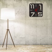 Krodesign KRO-1164 Ceas de perete metalic Krodesign Square KRO-1164, dimensiune 50x50 cm, negru