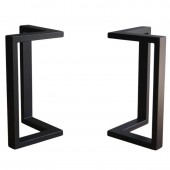 Krodesign KRO-1179 Set 2 picioare pentru masute cafea sau banci, Vivatechnix KRO-1179, dimensiune 40x20 cm