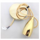 Lampa Pendul suspendat Edison Golden, max. 60 W