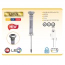 Lampa solara cu termometru, Lotus Led, inaltime 570 mm, 0.06 W