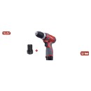 Masina de gaurit/insurubat cu acumulator Worcraft CD-10,8Li, 10,8V, 1,3Ah, 2 baterii