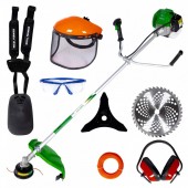 Micul Fermier GF-0915-S001-G03 Motocositoare pe benzina 712 cu 10 accesorii, 52CC
