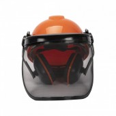 Micul Fermier GF-1323 Casca cu viziera protectie din plasa si antifoane