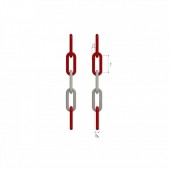 Micul Fermier GF-1917 Lant din plastic alb -rosu 6x42 20m