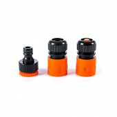 Micul Fermier GF-1975 Pistol reglabil de stropit si 3 conectoare MD605