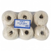 Micul Fermier GF-2333 Set 6 ata bumbac 100gr alb natural