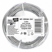 Micul Fermier MF-CB7001-G01 Cablu otel zincat Micul Fermier, diametru 3mm, lungime 25m