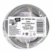 Micul Fermier MF-CB7002-G01 Cablu otel zincat Micul Fermier, diametru 4mm, lungime 25m