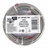 Micul Fermier MF-CB7003-G01 Cablu otel zincat Micul Fermier, diametru 5mm, lungime 25m