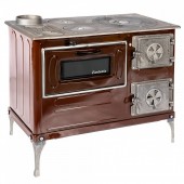 Micul Fermier MF-EI1003-G01 Soba pe lemne 6.7kW Fantazia, cos stanga
