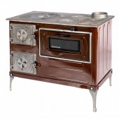 Micul Fermier MF-EI1004-G01 Soba pe lemne 6.7kW Fantazia, cos dreapta
