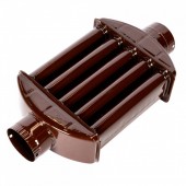 Micul Fermier MF-EI1012-G01 Burlan pentru soba pe lemne, 120mm, maro