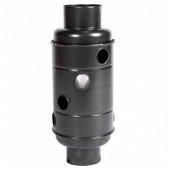 Micul Fermier MF-EI1016-G01 Burlan recuperator caldura, rotund, 120 mm, Gri mat