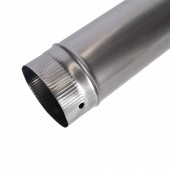 Micul Fermier MF-EI1022-G01 Burlan pentru soba pe lemne, zincat, 120 mm