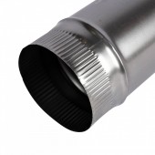 Micul Fermier MF-EI1023-G01 Burlan pentru soba pe lemne, 100cm, Ã¸120mm, Zincat