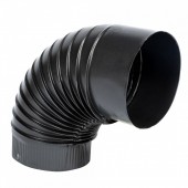 Micul Fermier MF-EI1025-G01 Cot pentru soba pe lemne, 90Ëš, 120mm, Gri mat