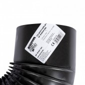 Micul Fermier MF-EI1027-G01 Cot pentru soba pe lemne, 90Ëš, 130mm, Gri mat