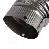 Micul Fermier MF-EI1030-G01 Cot pentru soba pe lemne 90Ëš Ã¸120mmÂ 0.4mm,Â Zincat