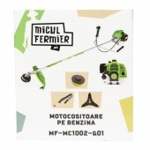 Micul Fermier MF-MC1002-G01 Motocositoare Micul Fermier 1.9CP, 43CC, motor benzina 2T, pornire rapida, 3 accesorii, tija 28mm