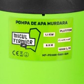 Micul Fermier MF-PS1005-S001-G01 Pompa apa murdara cu plutitor, 1.1 kW, 18500l/h, 9.5m