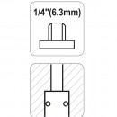 Mufa rapida pentru pistol pneumatic 1/4, cu filet exterior Yato YT-2390, mama