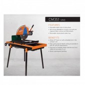 Norton - Saint Gobain CM 351 Masina de taiat zidarie CM351, Norton Clipper, 2.2 kW, diametru disc 350 mm