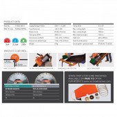 Norton - Saint Gobain CM352 Masina de taiat zidarie CM352, Norton Clipper, 2.2 kW, diametru disc 350 mm