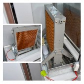 OEM #819 Incubator profesional cu intoarcere automata, termometru si invertor, 1000 oua, Termohigrometru, Inox