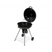 OEM 99584 Gratar rotund de carbune cu capac, diametrul 57 cm, termometru, 2 x roti