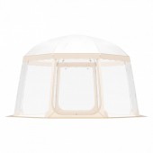 OEM BWZPZDXZTMYX9YZ81V0 Pavilion Igloo 3.66 x 3.66 x 2.4 m, pereti transparenti detasabili, PVC, portabil, 12 kg, 8-10 persoane