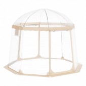OEM BWZPZXZTMYX14FZKQV0 Pavilion Igloo 3 x 3 x 2.1 m, pereti transparenti detasabili, PVC, portabil, 10 kg, 4-8 persoane