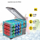 OEM BX-YSSCZBXSH-CF45V2 Cutie frigorifica cu compresor 12/24 V DC, 110-240 V AC, capacitate 45 l, -20 â„ƒ pana la 20 â„ƒ, dimensiune 345 x 693 x 456 mm, panou digital