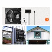 OEM BYCSPQSDJEC10VE89V2 Ventilator evacuare pentru spatii comerciale, sere, depozite, Metal, 18 W, 1400 mÂ³/h, diametru 254 mm, 60 dB, Programator