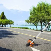 OEM CLLFZXXSJ63INZ0GAV0 Roata de masurat distante, Telescopica 42-100 cm, Diametru roata 159 mm, ABS / Aluminiu, 10000 m