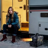 OEM CYJRQDDKWS8KHTGEXV2 Sirocou diesel, 8 kW, alimentare 220 V AC, 12/24 V DC, Telecomanda, Bluetooth, 0.18-0.35 l/h, Alarma Monoxid de Carbon